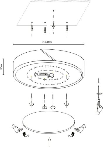 Потолочный светильник Velante 445-027-01