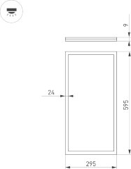 Светодиодная панель Arlight 043553