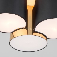 Потолочная люстра TK Lighting 3445 Mona Black / Gold