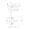 Смеситель Lemark Point LM0314C для ванны