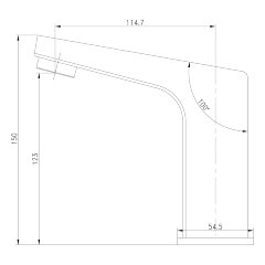 Смеситель Lemark Project LM4650CE для раковины бесконтактный (сенсорный)