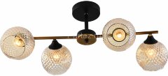 Потолочная люстра Reluce 11341-0.3-04 GOLD BRONZE+BK