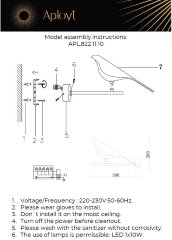 Бра Aployt APL.822.11.10