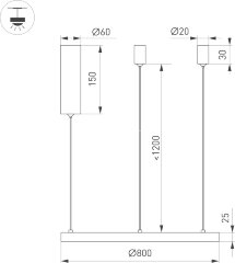 Подвесной светильник Arlight 046245