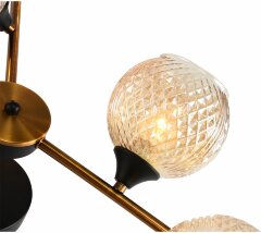 Потолочная люстра Reluce 11341-0.3-06 GOLD BRONZE+BK