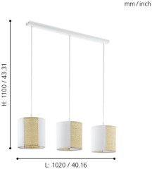 Подвесной светильник Eglo 43402