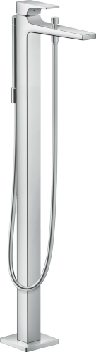 32532000 Metropol Смеситель для ванны, однорычажный, напольный, с рычаговой рукояткой