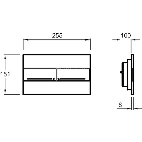 Комплект унитаза с инсталляцией Jacob Delafon Vox с сиденьем Микролифт и клавишей смыва хром (E21746