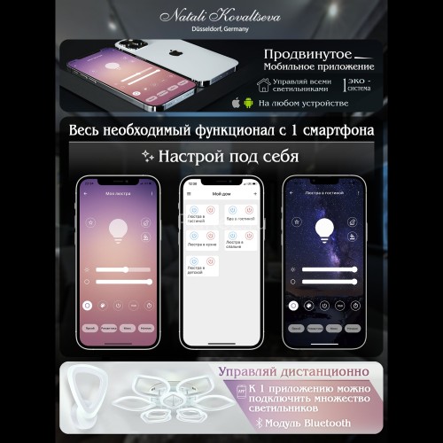 Потолочная люстра Natali Kovaltseva LED LAMPS 81197