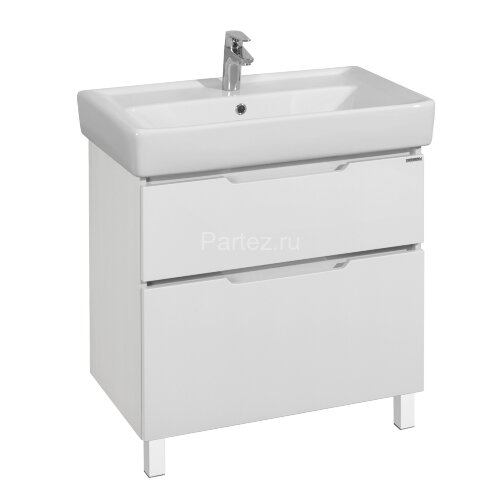 Тумба под раковину AQUATON Дакота 80 напольная, белая (1A202901DAAY0)