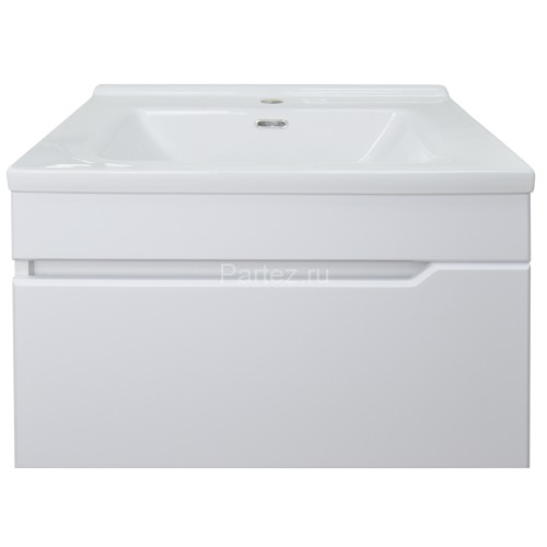 Комплект тумба Loranto Mari 60/1 600х50х435 подвесная с раковиной Lazio 61 (CS00085082)