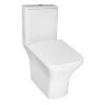 Унитаз-компакт Azario FRETTA Square N 340х650х770 напольный, безободковый, c быстросъемным сиденьем 