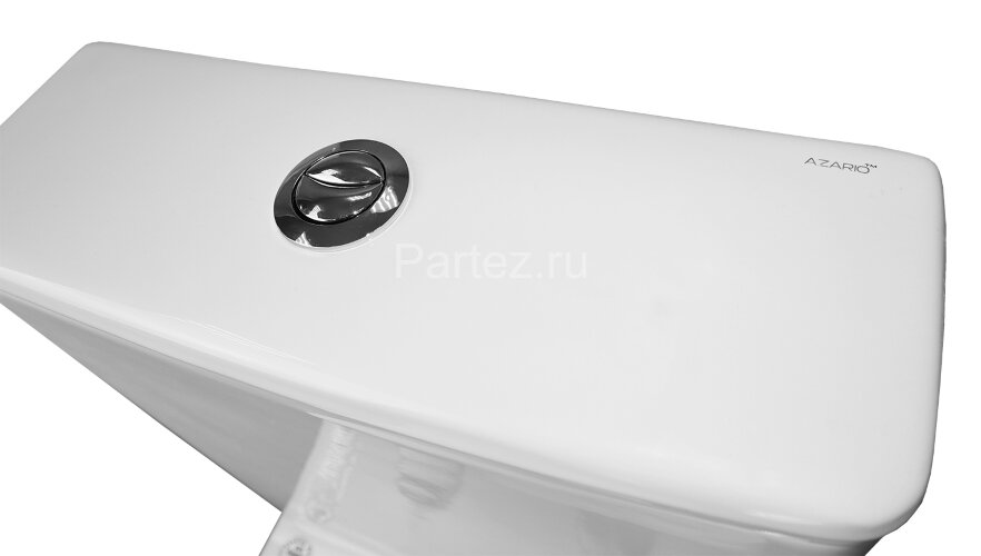 Унитаз-компакт Azario FRETTA Square N 340х650х770 напольный, безободковый, c быстросъемным сиденьем 