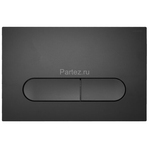 Кнопка смыва AZARIO NEW двойная, пластик, черный матовый (AZ-004.04)