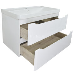 Комплект тумба Azario LOTOS 80/2 815х480х570 подвесная с раковиной Monte 80 (CS00083931)