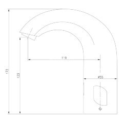 Смеситель Lemark Project LM4656CE для раковины бесконтактный (сенсорный)