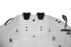 Ванна акриловая Loranto 1200х1700х650 с гидромассажем, левосторонняя, для двух персон (CS-806NL)