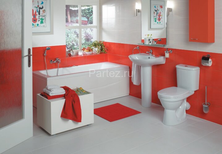 Унитаз-компакт Santek Бореаль с антивсплеском и сидением микролифт (1.WH30.2.146)