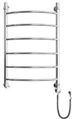 Полотенцесушитель электрический ДВИН R Electro лесенка 80/50, ТЭН справа, полированный (462708592096