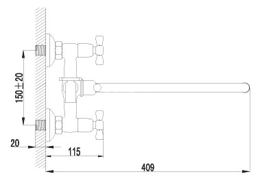 Смеситель Lemark Benefit LM2551C универсальный