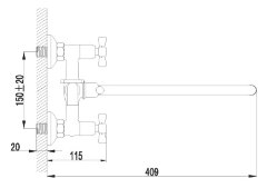 Смеситель Lemark Benefit LM2551C универсальный