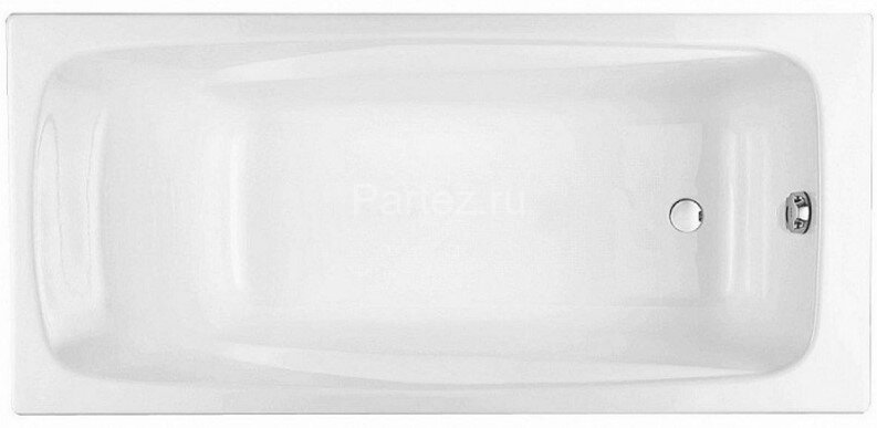 Ванна чугунная Jacob Delafon REPOS 170х80 без антискользящего покрытия, без отверстий для ручек (E29