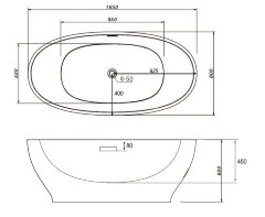 Акриловая ванна ABBER AB9207