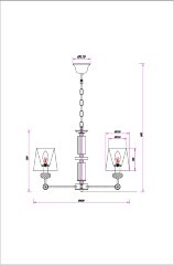 Подвесная люстра Arte Lamp A4093LM-5AB