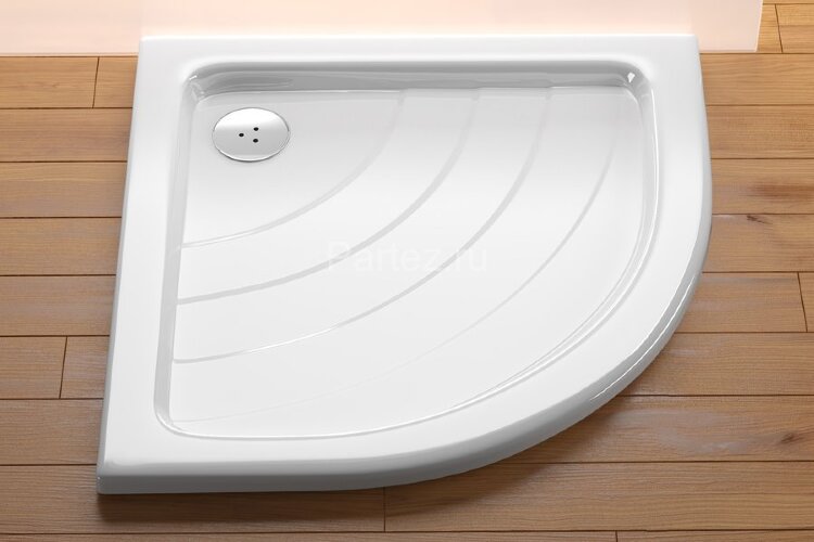 Душевой поддон Ravak RONDA-90 PU белый без сифона