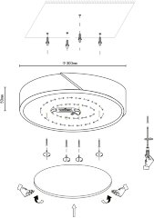 Потолочный светильник Velante 445-207-01