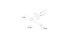 Держатель запасного рулона Fixsen Comfort Black черный матовый (FX-86010A)