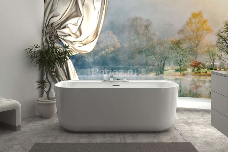 Ванна акриловая Azario WINCHESTER 1690х860х600, в комплекте с сифоном и металлической рамой (WIN1708