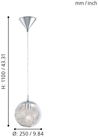 Подвесной светильник Eglo 93073