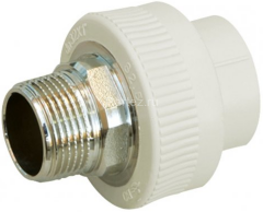 Муфта комбинированная PPR-НР D40х1.1/4" Ekoplastik