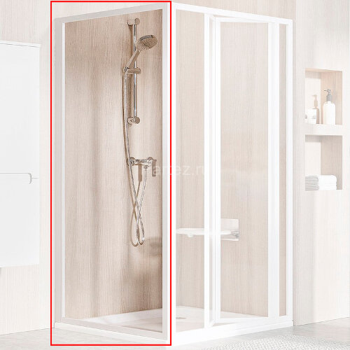 Душевая стенка Ravak Supernova PSS-90 профиль Белый стекло Transparent (94070100Z1)