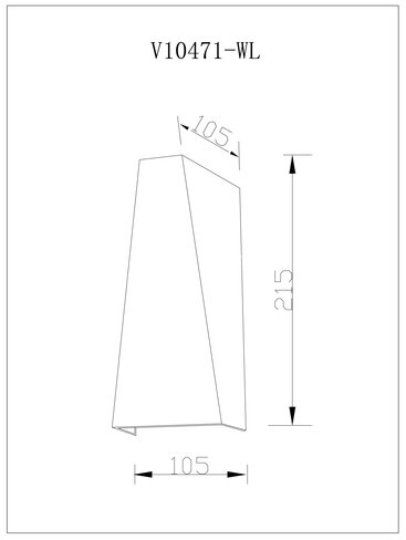 Настенный светильник Moderli V10471-WL