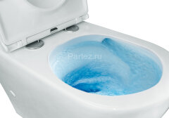 Унитаз-компакт Azario Grado 665х380х845 напольный, смыв &quot;Торнадо&quot;, безободковый, с бачком и сидением