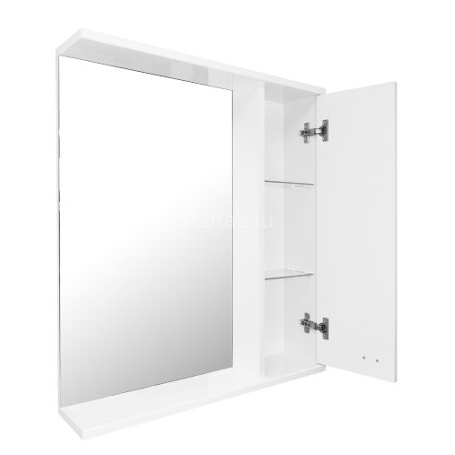 Зеркало-шкаф Loranto София 60 правый 600х700х155 без светильника, белый (CS00077141)
