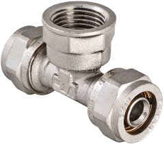 Тройник обжимной с внутренней резьбой 20х3/4&quot;х20 VALTEC