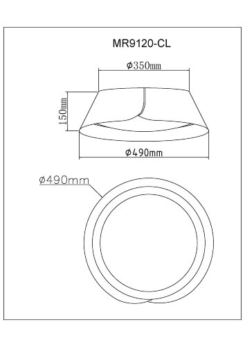 Потолочный светильник MyFar MR9120-CL