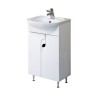 Тумба под раковину AQUATON ПАНДА-50 напольная, белая (1A053701PD010)