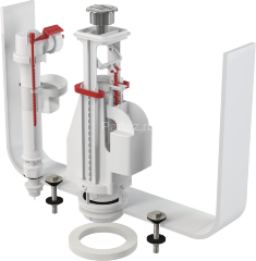 Сливной клапан Alca Plast, с двойной кнопкой, хром (SA08AS 1/2&quot; CHROM)