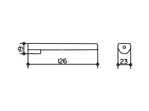Держатель запасного рулона Keuco Collection Moll, хром (12763010000)