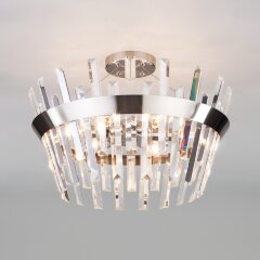 Потолочная люстра Eurosvet 10111/5 сатин-никель