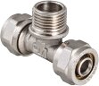 Тройник обжимной с наружней резьбой 20х1/2"х20 VALTEC