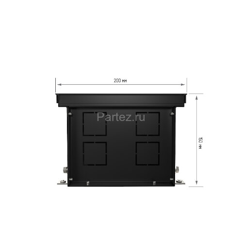 Конвектор внутрипольный Royal Thermo ATRIUM-150/200/800-DG-U-AU