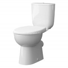 Унитаз-компакт КЕРАМИН Гольф R Жесткое сиденье Алкапласт белый с1 (CS0077197)