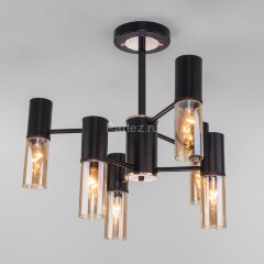 Потолочная люстра Eurosvet 70125/6 черный