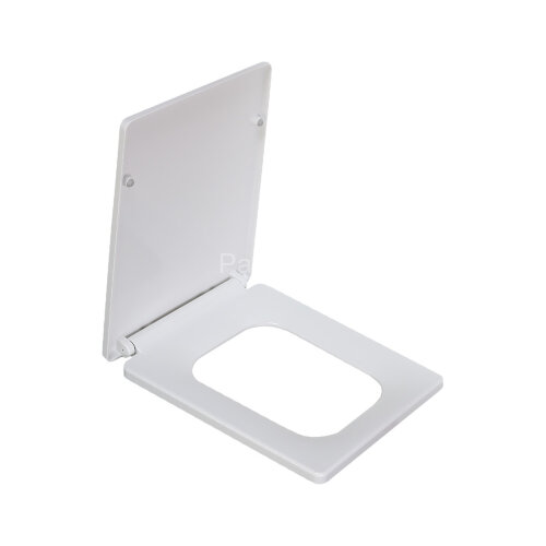 2007Sa сиденье для унитаза дюропласт с микролифтом, белое MELANA