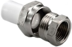 Муфта комбинированная разъемная PPR-ВР D25х3/4" Ekoplastik